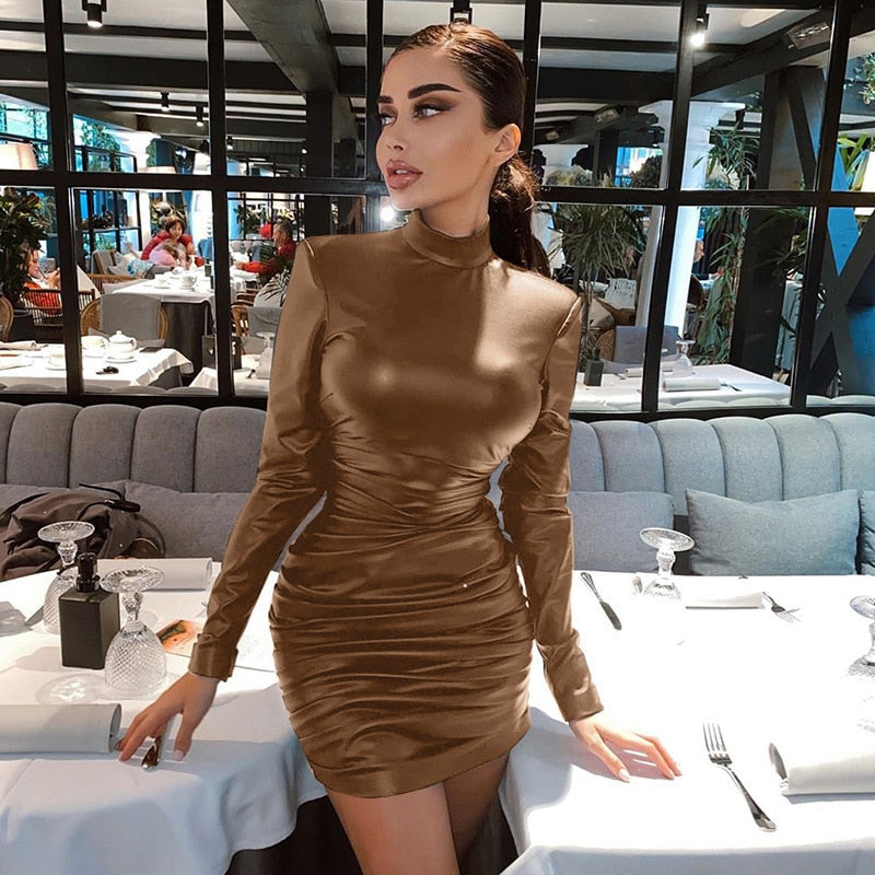 Vintage Leather Dress Random Academy Vintage Leather Dress Random Academy